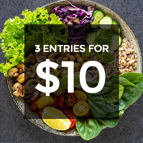 3 Entries for $10